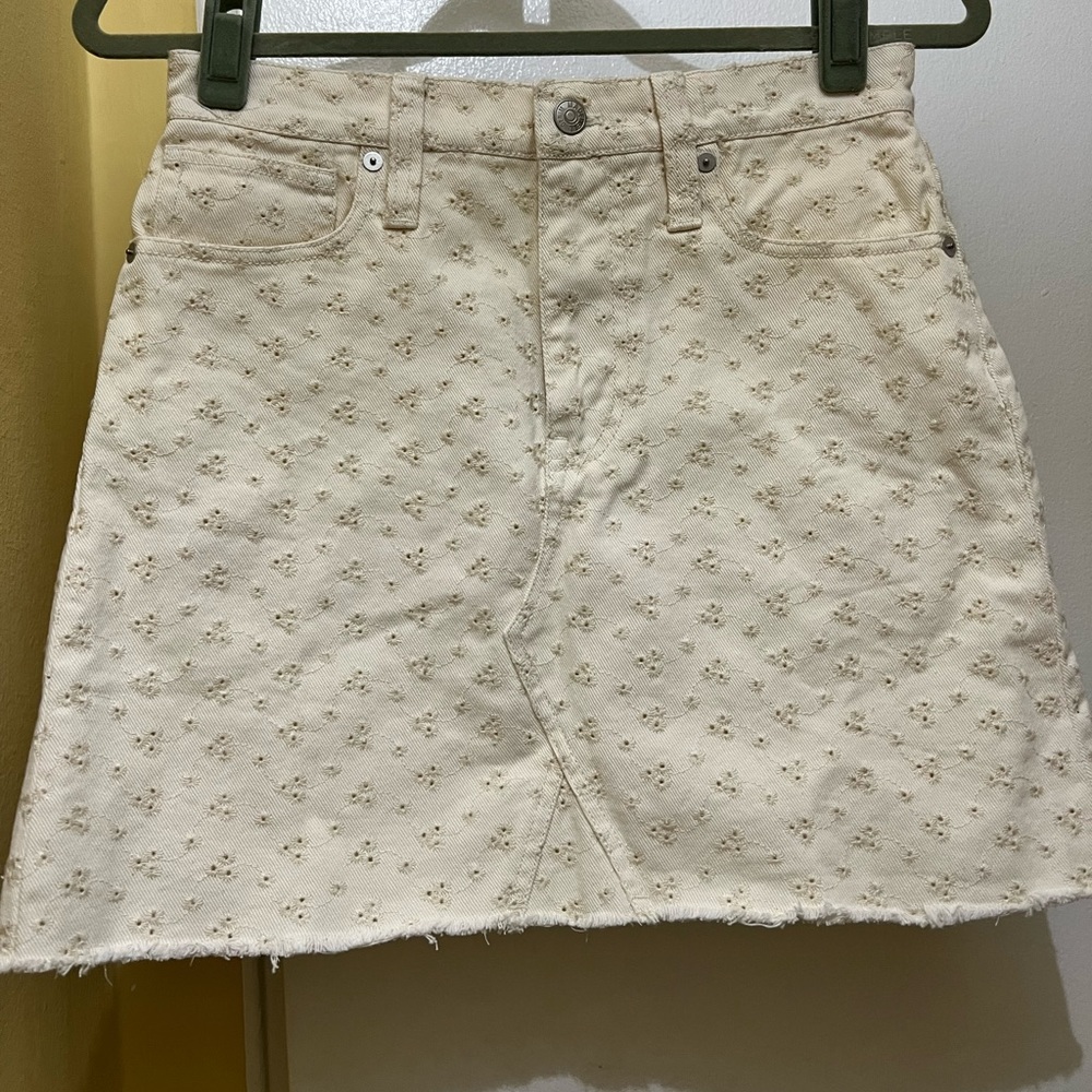 Madewell mini skirt
